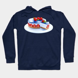 Sailor Mercury Themed Cheesecake Hoodie